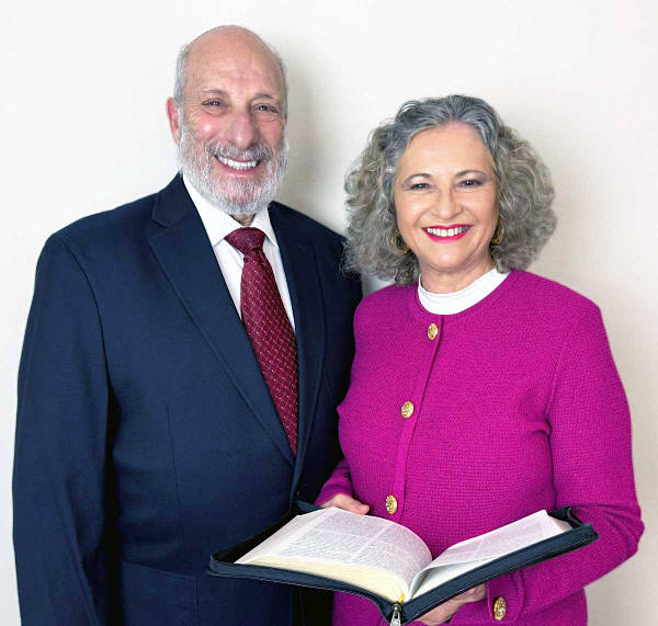 Archbishop Dominiquae and Rabbi Baruch Bierman
