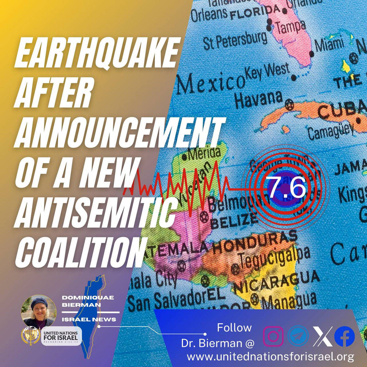 Earthquake map
